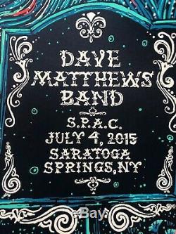 Dave Matthews Band Poster Spac July 4 15