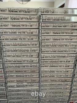 163 Dave Matthews Band Live Cassette Tapes Collection