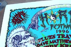 1996 Emek Signed & Doodled Horde Festival Dave Matthews Band Concert Poster Rare