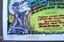 1996 Emek Signed & Doodled Horde Festival Dave Matthews Band Concert Poster Rare