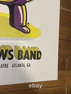 2006 Dave Matthews Band Poster Atlanta Concert Poster Signed AP Kool Aid Rare
