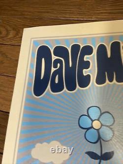 2009 Dave Matthews Band Darien Lake Concert Poster RARE Signed AP Rare Spaceman