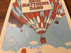 2009 Dave Matthews Band Poster. Albuquerque Nm. 5/9/09. Hot Air Balloon. Ap Signed
