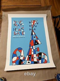2010 Dave Matthews Band Poster Maryland Heights Mo 6/16/10. S/n