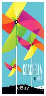 2013 Coachella Poster Signed A/P Artist Proof Copy Rare