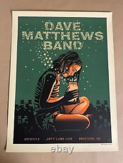 2013 Dave Matthews Band Poster Bristow, Virginia 7/27/2013 /655 READ