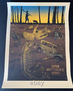 2014 Dave Matthews Band Gorge Caravan Kid Concert Poster 8/31