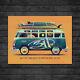 2018 311 Reno Red Volkswagon Bus 21 Window Foilconcert Poster #/25 7/21 Ae S/n