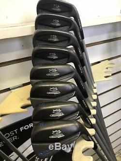 2018 Cobra Forged MB /CB DMB Black Combo Irons 3-Pw With C-Taper 120 Stiff