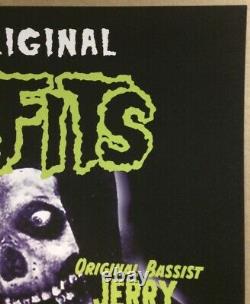 2019 Misfits Los Angeles Autographed By Glenn Danzig Concert Poster Fairey 7/29