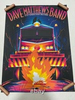 2021 Dave Matthews Band Burgettstown, Pa Poster 8/27/21