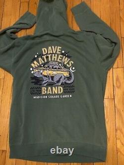 2022 Dave Matthews Band New York MSG Tour Hoodie 2XL XXL NY NYC Garden DMB