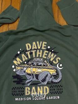 2022 Dave Matthews Band New York MSG Tour Hoodie Large NY NYC Garden DMB