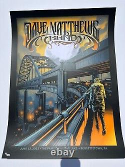 2023 Dave Matthews Band poster Burgettstown, Pa. #21/885