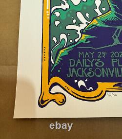 2024 Dave Matthews Band poster Jacksonville, FL 5-29-24 AP S/N #35/50 SOLD OUT