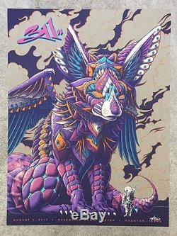 311 8/5/2017 Poster Houston TX Signed & Numbered #/30 Artist Edition