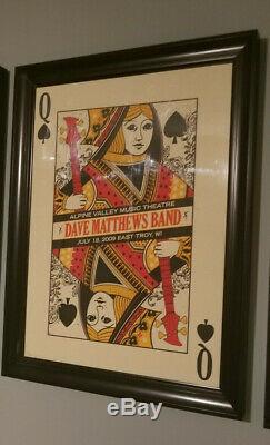 (4) Dave Matthews Band Royal Flush Spade Series Posters KIng, Queen, Jack, Joker