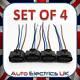 4x Audi Vw Seat Skoda Ford Ignition Coil Pack Plug Connector A3 A4 Tt Golf Leon