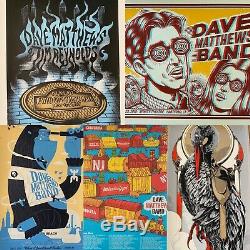5 Poster Lot! Dave Matthews Band and Dave & Tim Radio City Amazing Collection