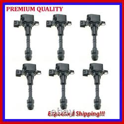 6pc Ignition Coil Jns354 For 2003 2004 2005 2006 2007 2008 Nissan Murano 3.5l V6