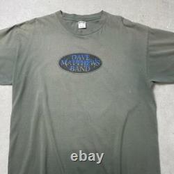 90s DAVE MATTHEWS BAND LOGO PRINT T-SHIRT VAN T SHIRT XL Used CAVE-0