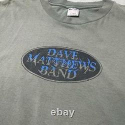 90s DAVE MATTHEWS BAND LOGO PRINT T-SHIRT VAN T SHIRT XL Used CAVE-0