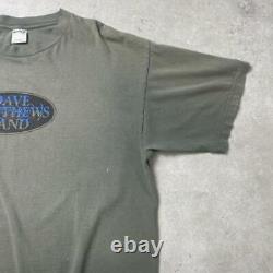 90s DAVE MATTHEWS BAND LOGO PRINT T-SHIRT VAN T SHIRT XL Used CAVE-0