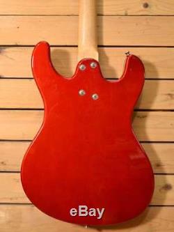 ARIA Diamond DMB-380 LCA Red Rare Electric Base Guitar with Soft Case JAPAN F/S