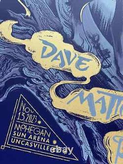 AUTHENTIC Dave Matthews Band Poster Uncasville CT Nov 13 2023 AP S/N #/75 DMB