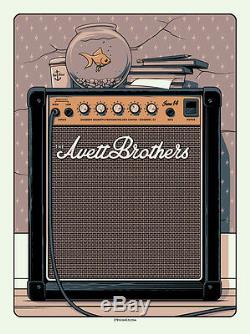 Avett Brothers Poster 6/14/2015 Simsbury CT Signed & Numbered #/200