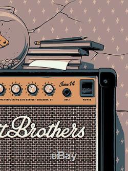 Avett Brothers Poster 6/14/2015 Simsbury CT Signed & Numbered #/200