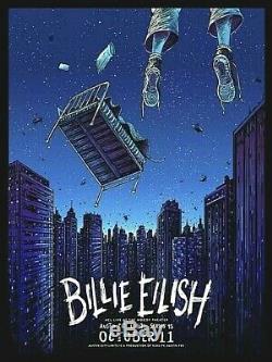 Billie Eilish Austin City Limits ACL Taping Poster Signed & Numbered IN STOCK