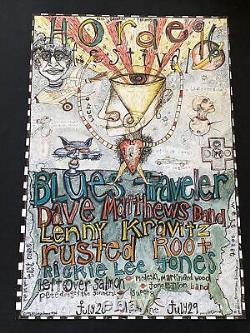 Blues Traveler Dave Matthews Band Original Concert Poster Horde 1996