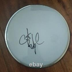 Carter Beauford- Dave Matthews Band Signed Drumhead