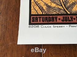 Chuck Sperry Dave Matthews Band poster 2016 East Troy Alpine S/N MINT CONDITION