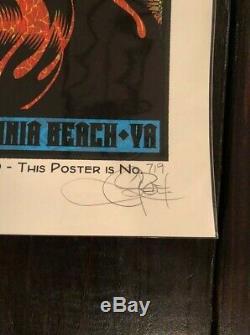 Chuck Sperry's first Dave Matthews Band poster Virginia Beach 2015 MINT
