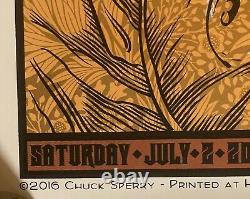 DAVE MATTHEWS BAND 7/2/2016 Alpine Valley poster by Chuck Sperry Signed AP