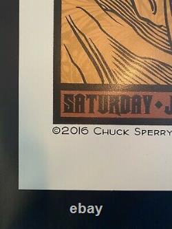 DAVE MATTHEWS BAND 7/2/2016 Alpine Valley poster by Chuck Sperry Signed X/1375