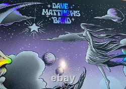 DAVE MATTHEWS BAND Darien Lake NY 2023 RAINBOW FOIL Screen Print Poster AP #/40