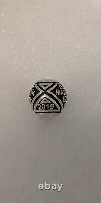 DAVE MATTHEWS BAND Sterling Silver Bead SPAC 2019 LIMITED 11mm 6/13 6/14? DMB