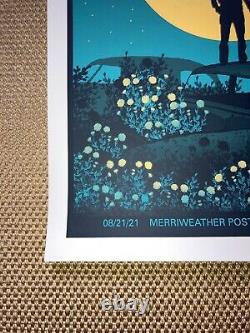 DMB 2021 Merriweather Moon Poster Methane Studios Art Sold Out Rare Columbia MD