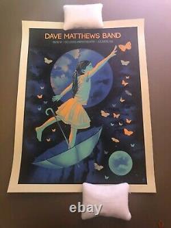 DMB Dave Matthews Band Poster Atlanta, GA 5/25/2018 Signed And Numbered