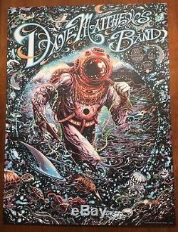 DMB Dave Matthews Band Poster MINT Virginia Beach VA 7/21/18 #/750 TSANG MINT