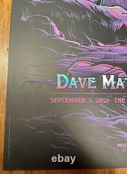DMB N1 FOIL Triptych 2021 Gorge Dave Matthews Band Poster Mumford #/170 SEE FOIL