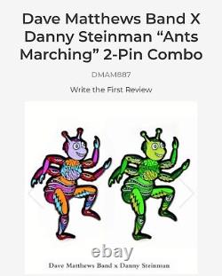 Danny Steinman x Dave Matthews Band DMB Ants Marching 2-Pin Blind-Pack COMBO