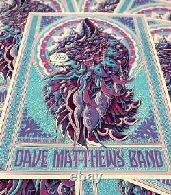Dave Mathews Band Dmb Warehouse Show Artist Poster 100 Regular In Hand