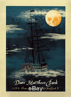 Dave Matthews 2010 West Pam Beach SIGNED Methane Poster 212/650