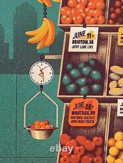 Dave Matthews 2022 Tour Poster dmb band concert fruit stand alpine