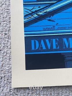 Dave Matthews Band 11/19 2010 Charlottesville Poster Methane Art Print #/650 Dmb