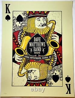 Dave Matthews Band 2009 Concert Poster KING Spade Gorge 9/6/09 1046/1100 DMB